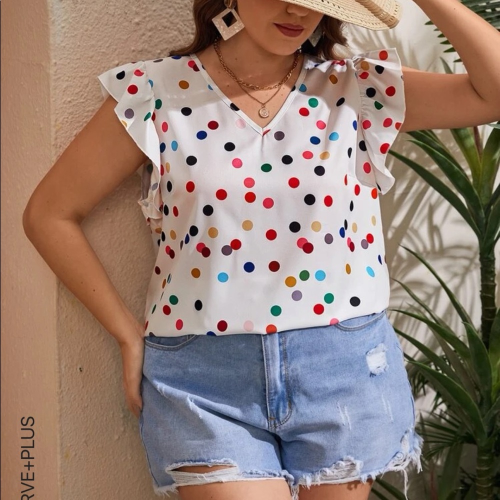 Cute little polka dot shirt